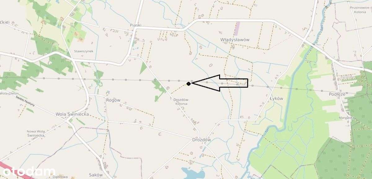Na sprzedaż 2 działki z warunkami zabudowy-Drozdów - Pełny obrazek: 4/5