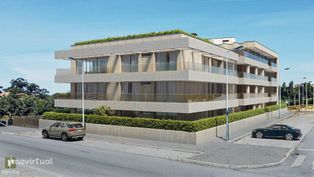 Apartamento T2 Novo com Varanda e rooftop com vistas mar, em Canidelo