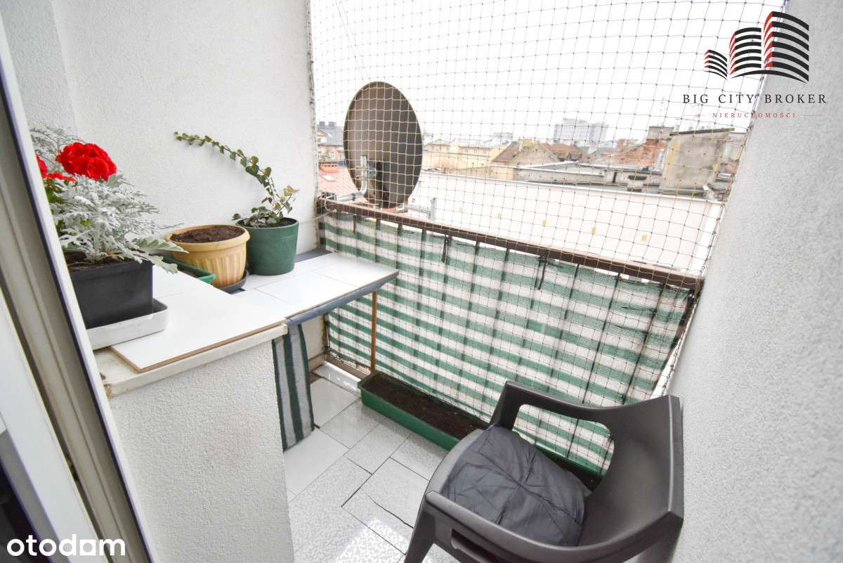 Dwustronne 2 pokoje z balkonem w centrum - Pełny obrazek: 3/11