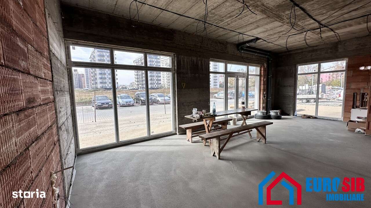 Spatiu comercial 47,61 mp cu vitrina in Sibiu zona Doamna Stanca - Imagine principală: 5/8
