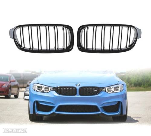 GRELHAS FRONTAIS PARA BMW SERIE 3 F30 11- LOOK M3 - 1