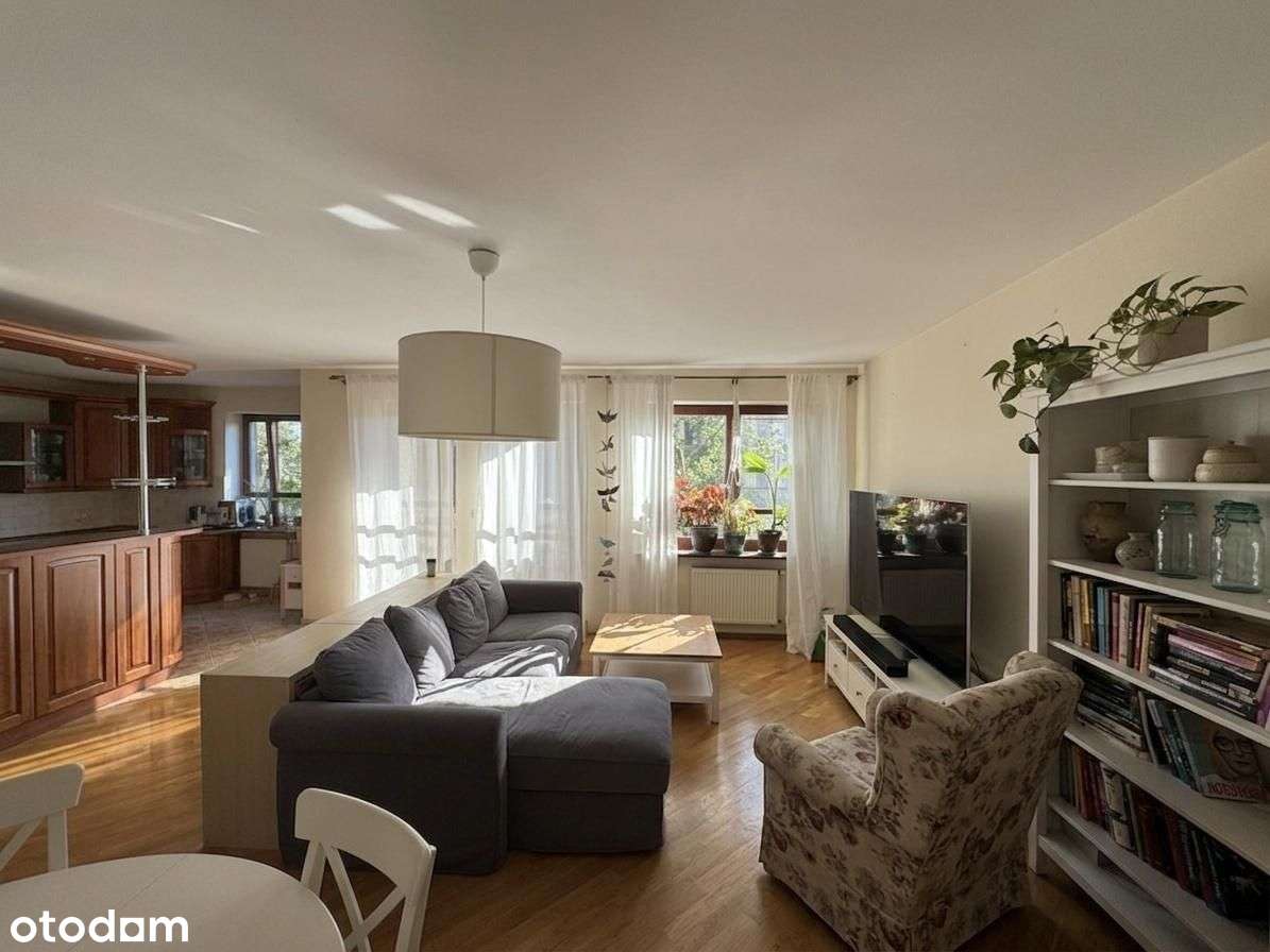 Saska Kępa | 78 m² | Narożne 3 pokoje | Balkon | G-0