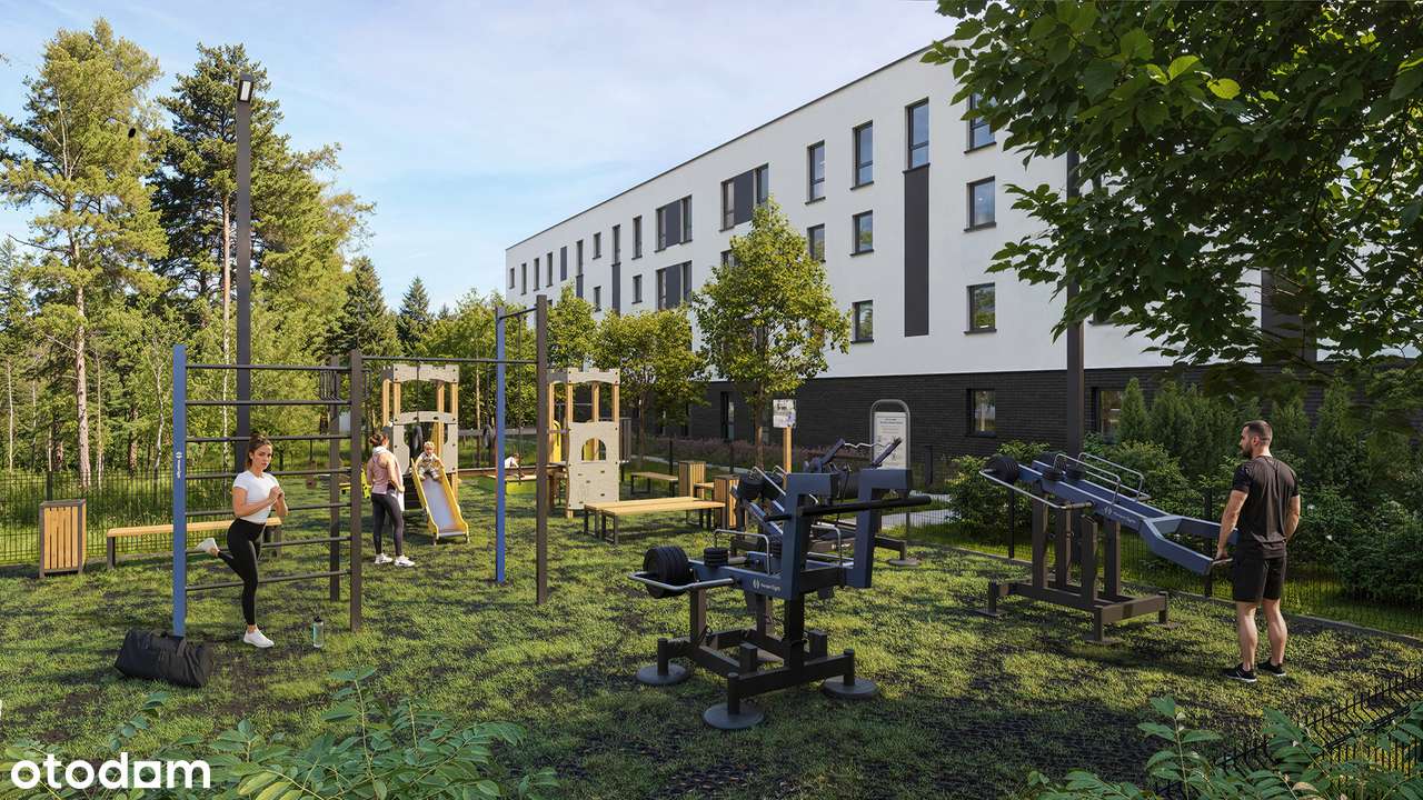 2-pokojowe mieszkanie 34m2 + ogródek - Pełny obrazek: 1/8