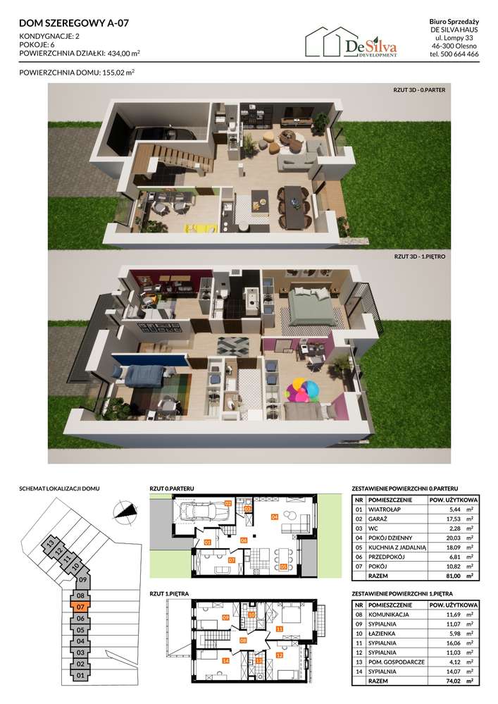 Dom Szeregowy z garażem i ogrodem otulony lasem nr A-7 / Nowy Etap - Pełny obrazek: 4/25
