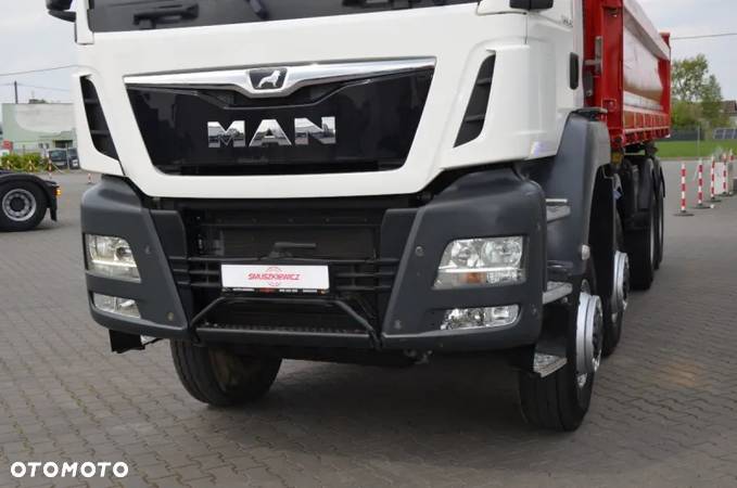 MAN 8x6 TGS 3 STRONY WYWROT 150000km MANUAL HARDOX DE 391 - 12