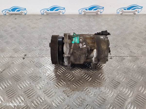 COMPRESSOR MOTOR AR CONDICIONADO A/C SANDEN SD7V16 1J0820803F VOLKSWAGEN VW AUDI SKODA 1.9 TDI SD7V16 1J0820803F - 2