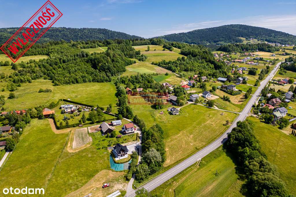 Widokowa duża działka+ dom, pod Nowym Sączem. - Pełny obrazek: 4/7