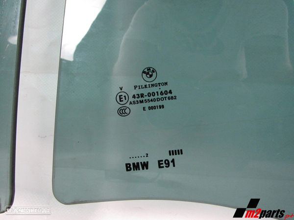 Conjunto de vidros escuros Portas Trás Seminovo/ Original BMW 3 Touring (E91) 51... - 2