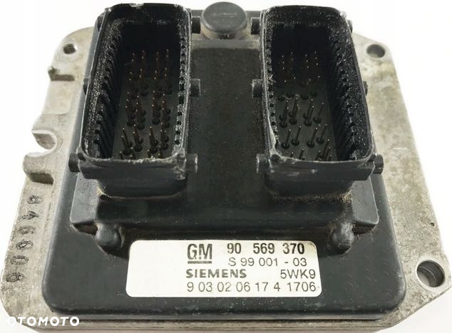 KOMPLET ECU OPEL VECTRA B 1.8 90569370 X18XE1 - 2