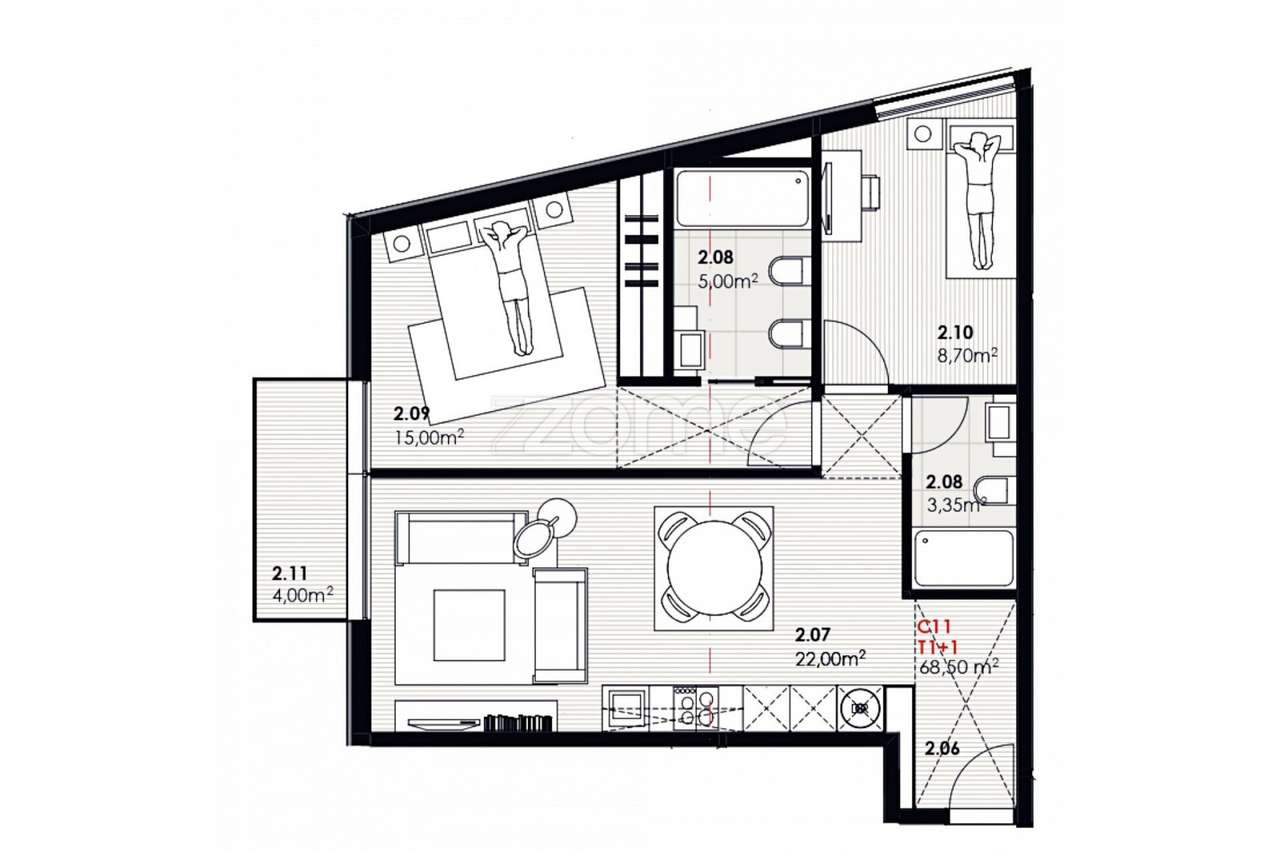 T1+1 de Luxo | D’ OURO MAR II | Foz do Douro | Praia-14