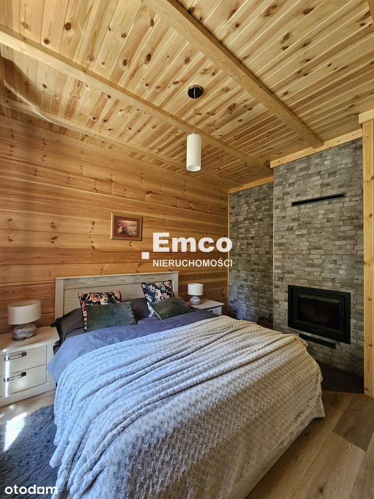 Klimatyczny dom 187 m2, na pięknej, zalesionej działce 5000 m2-11