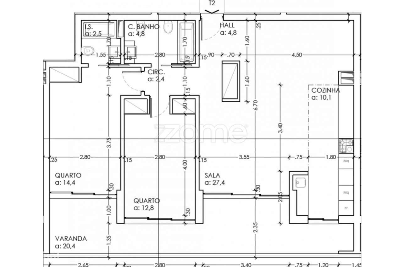 NOVO Apartamento T2 – 2º Frente Alto do Casalão, Sesimbra - Grande imagem: 2/28