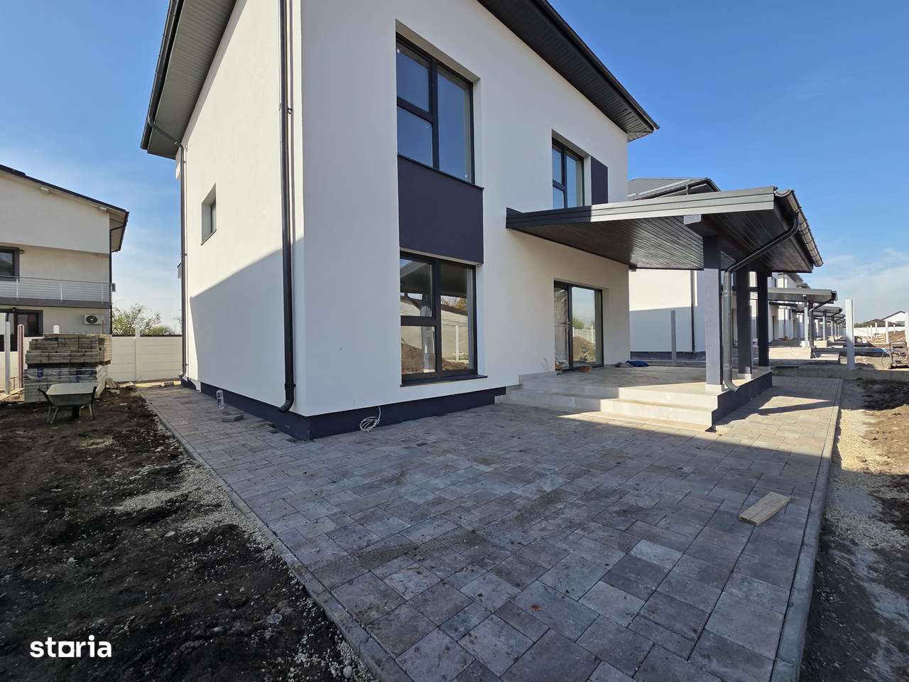 Casă individuală modernă Bragadiru – 5 camere, 3 bai teren 400 mp - Imagine principală: 3/19