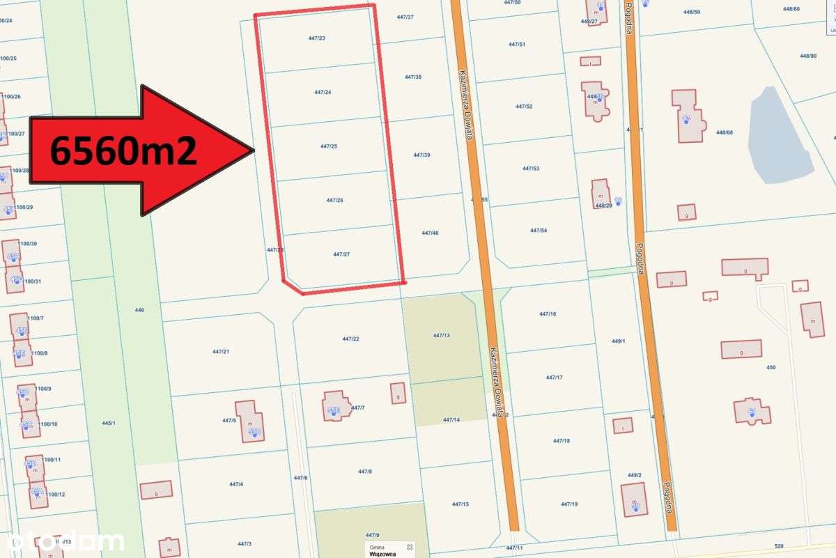 Duża działka inwestycyjna 6560m2-0