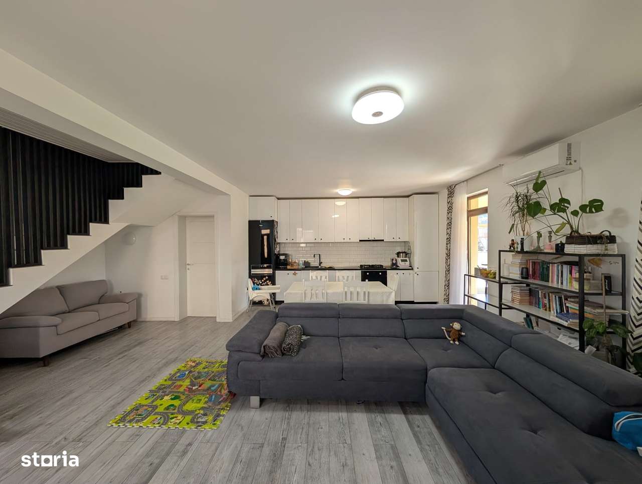 Oportunitate! Duplex mobilat, curte 344mp, terasa, zona RAR Gilau-6