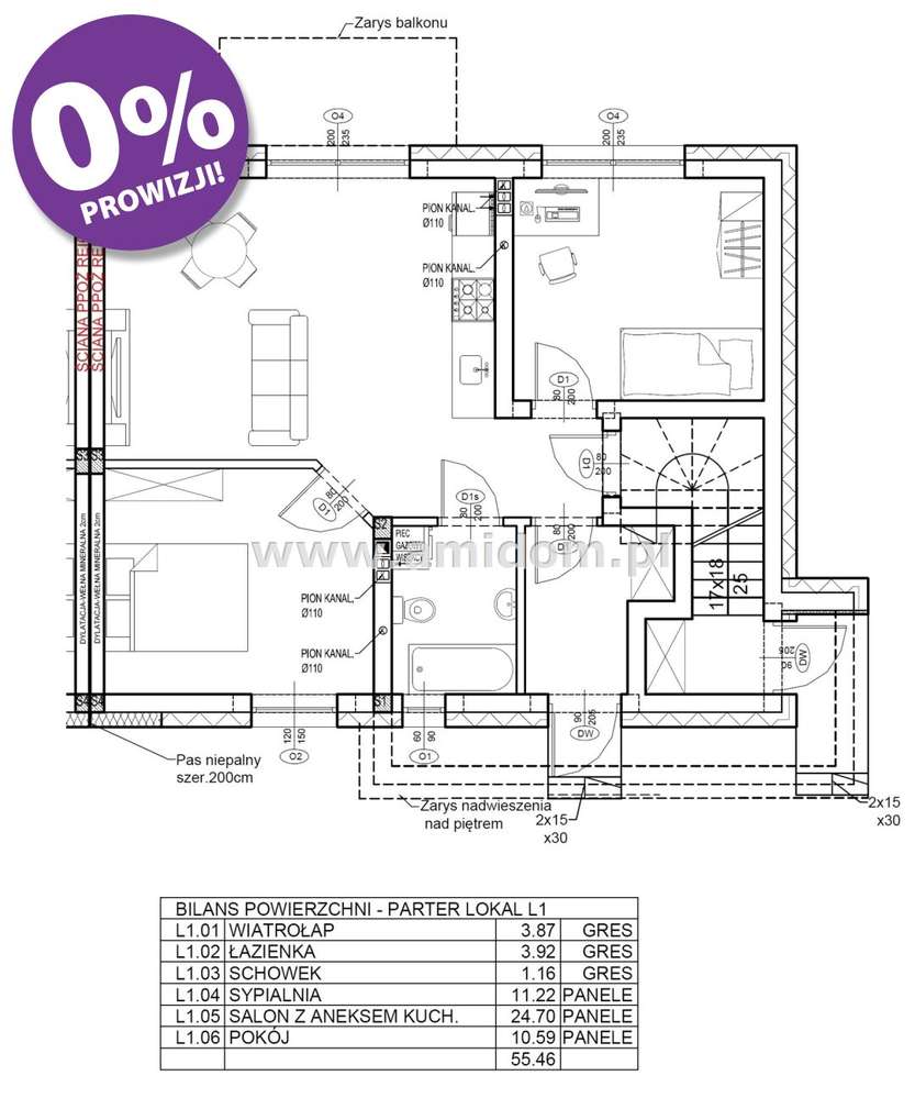 Idealna lokalizacja - tylko 600 m do stacji PKP-1