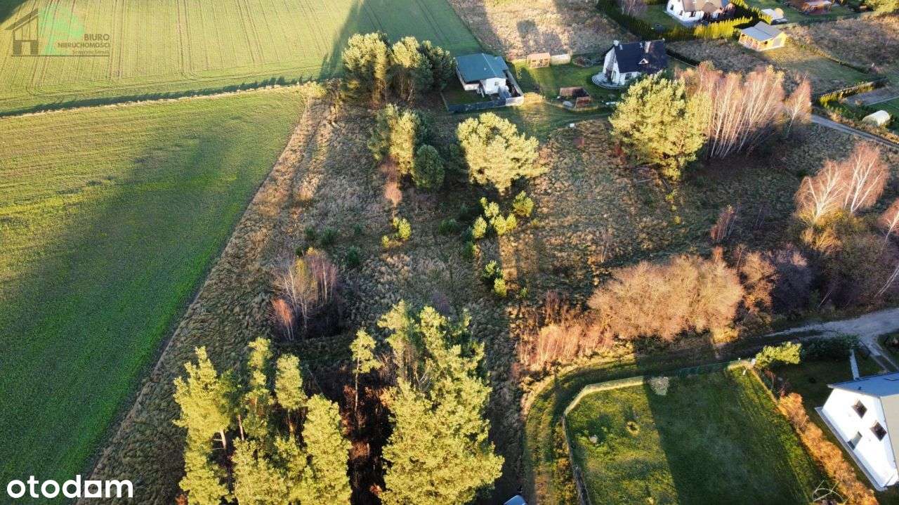 Działka budowlana w Sikorzynie z mediami i Mpzp-4