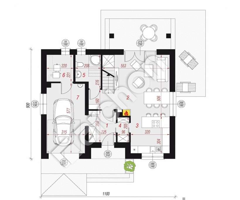5 pokoi, w stanie deweloperskim. - Pełny obrazek: 4/7