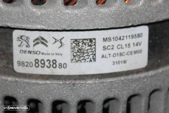 Alternador Peugeot 308 1.5 de 2019 - 3