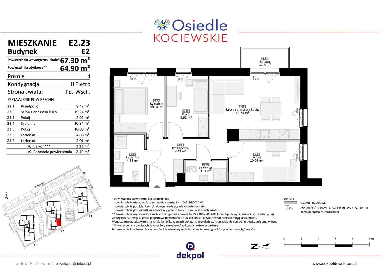 4-pokojowe mieszkanie 64m2 Bez Prowizji - Pełny obrazek: 2/7