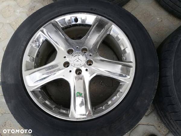 MERCEDES ML W164 KOŁA FELGI ALUMINIOWE CHROMOWANE 5X112 19 8J ET60 - 8