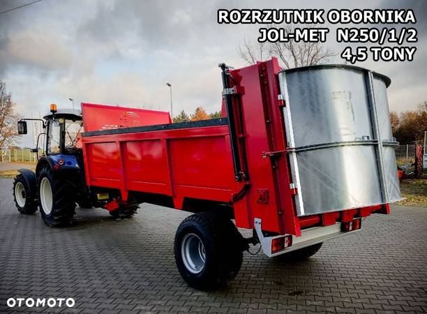 nowy ROZRZUTNIK JOLMET do nawozu obornika jednoosiowy N250/1 3,5 T STANDARD - 17