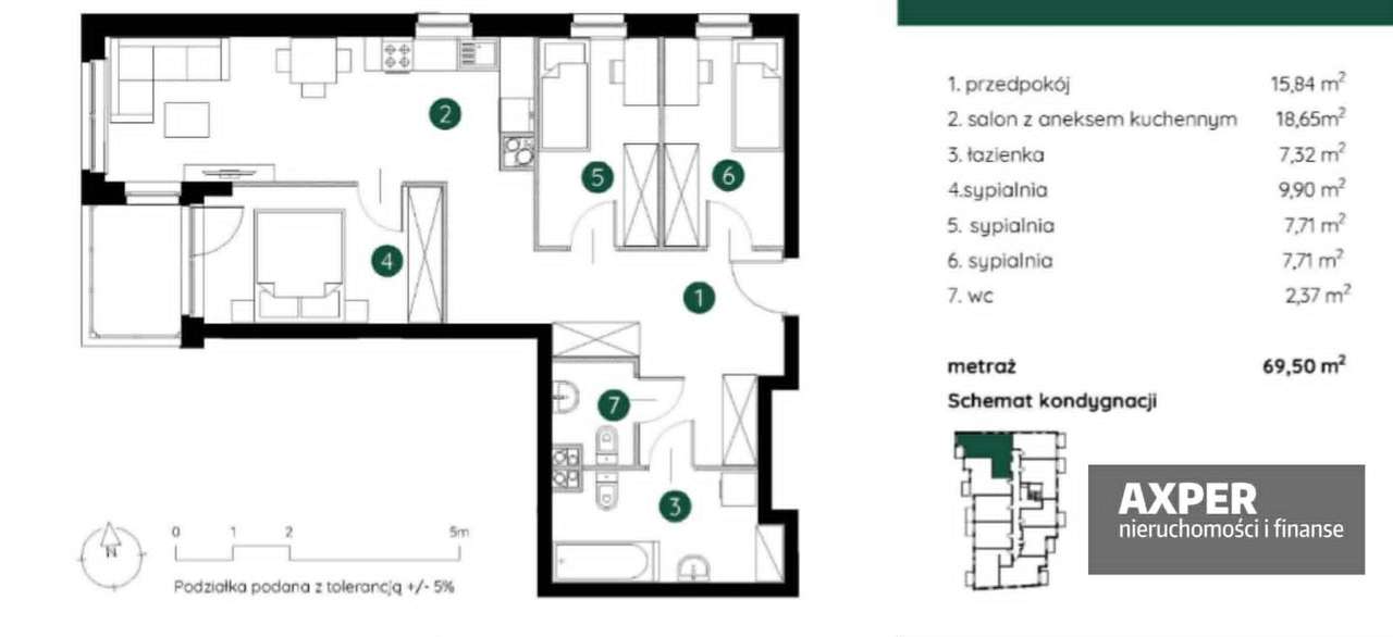 Nowe mieszkanie 70 m² gotowe do odbioru| Rydlówka, Kraków | 0 prowizji-4