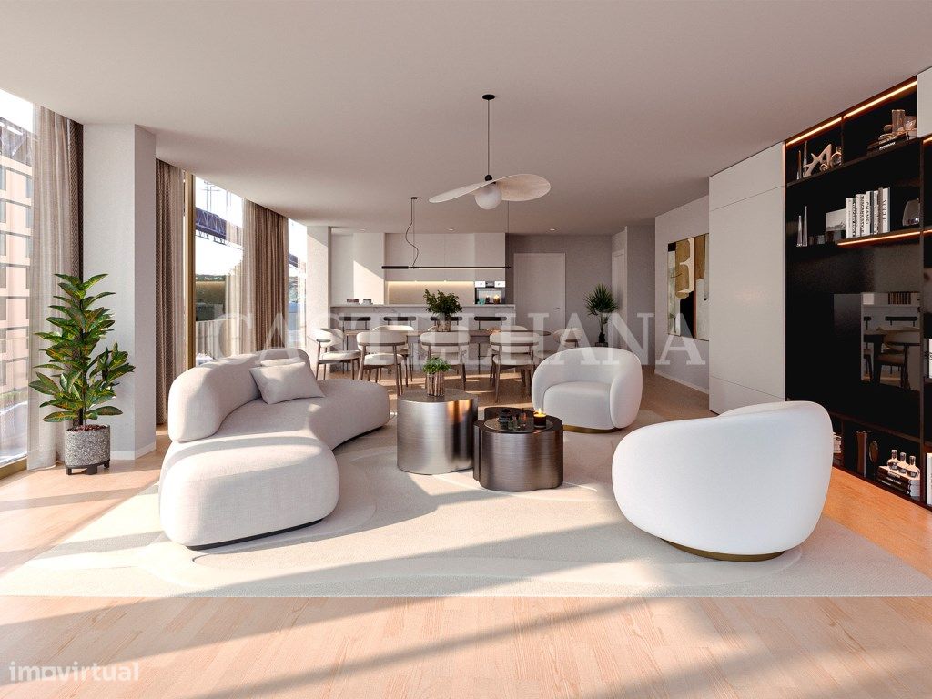 Apartamento T3 com terraço e estacionamento em Alcântara, Lisboa - Grande imagem: 1/18