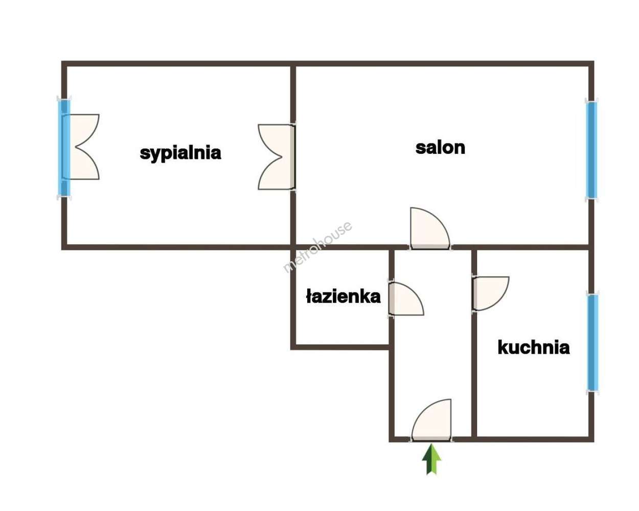 mieszkanie 51 metrów, 6 piętro do remontu CENTRUM-9