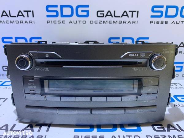 Radio CD Player cu MP3 Toyota Auris E15 2006 - 2012 Cod: 86120-02520 - 1