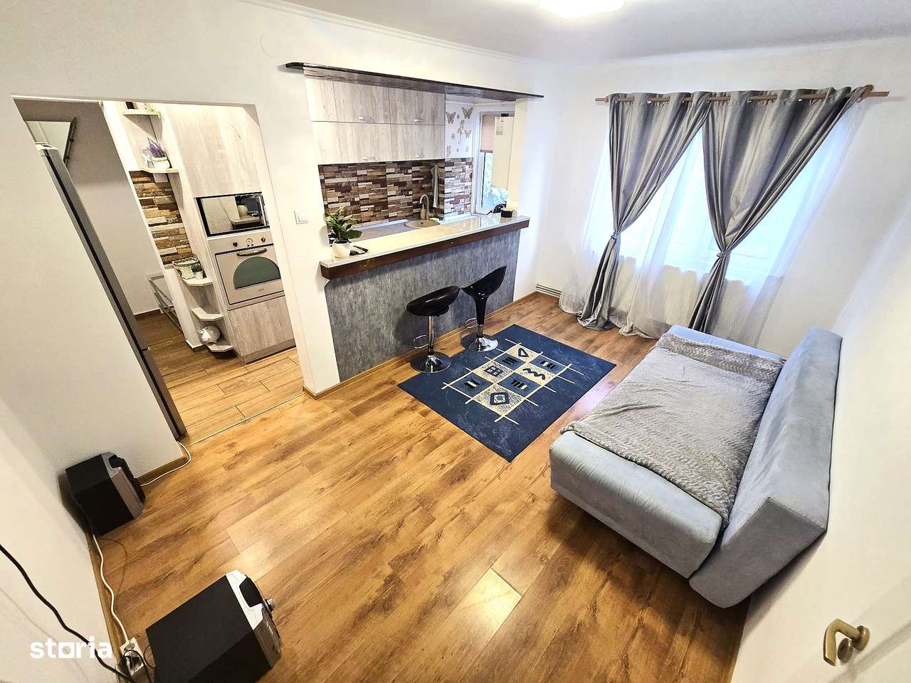Apartament 2 camere | Complet mobilat si utilat | Etajul 3-0