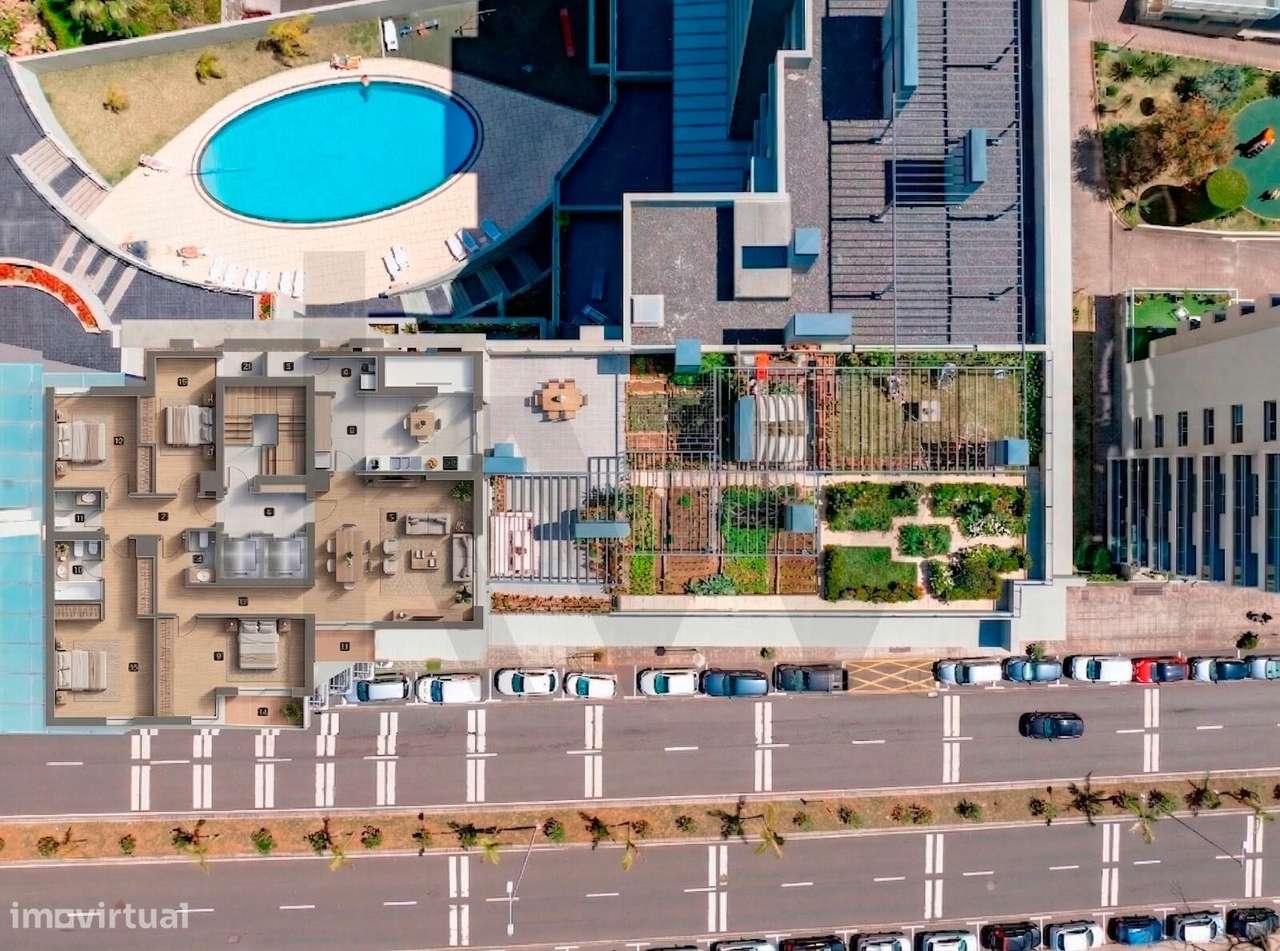 Apartamento T4 no Amparo com um "Quintal nas Alturas" - Grande imagem: 4/38