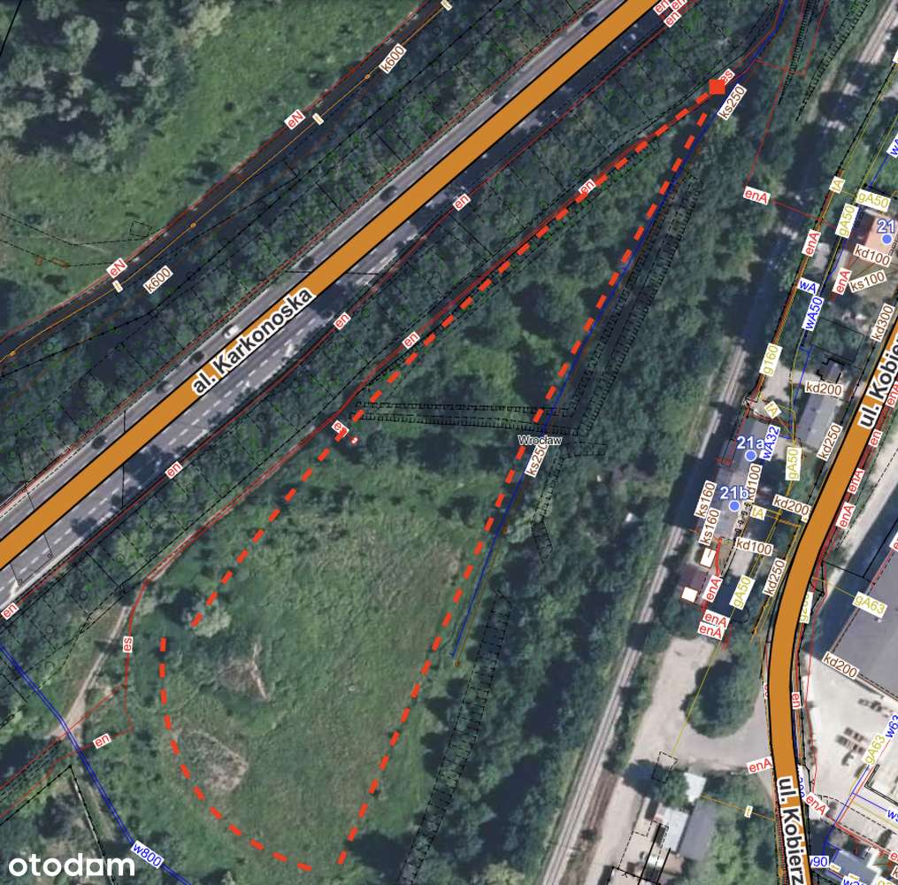 Wyjątkowy teren inwestycyjny przy al. Karkonoskiej – 7 927 m²