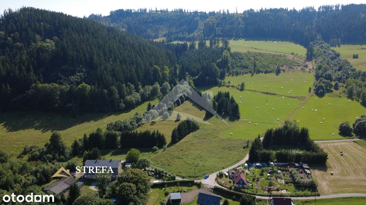 Widokowa działka budowlana w górach – media, asfalt, MPZP - Pełny obrazek: 4/12