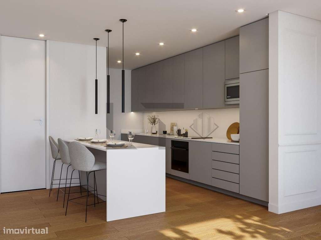 Apartamento T3 de Luxo com Garagem e Acabamentos Premium Para Venda... - Grande imagem: 5/42