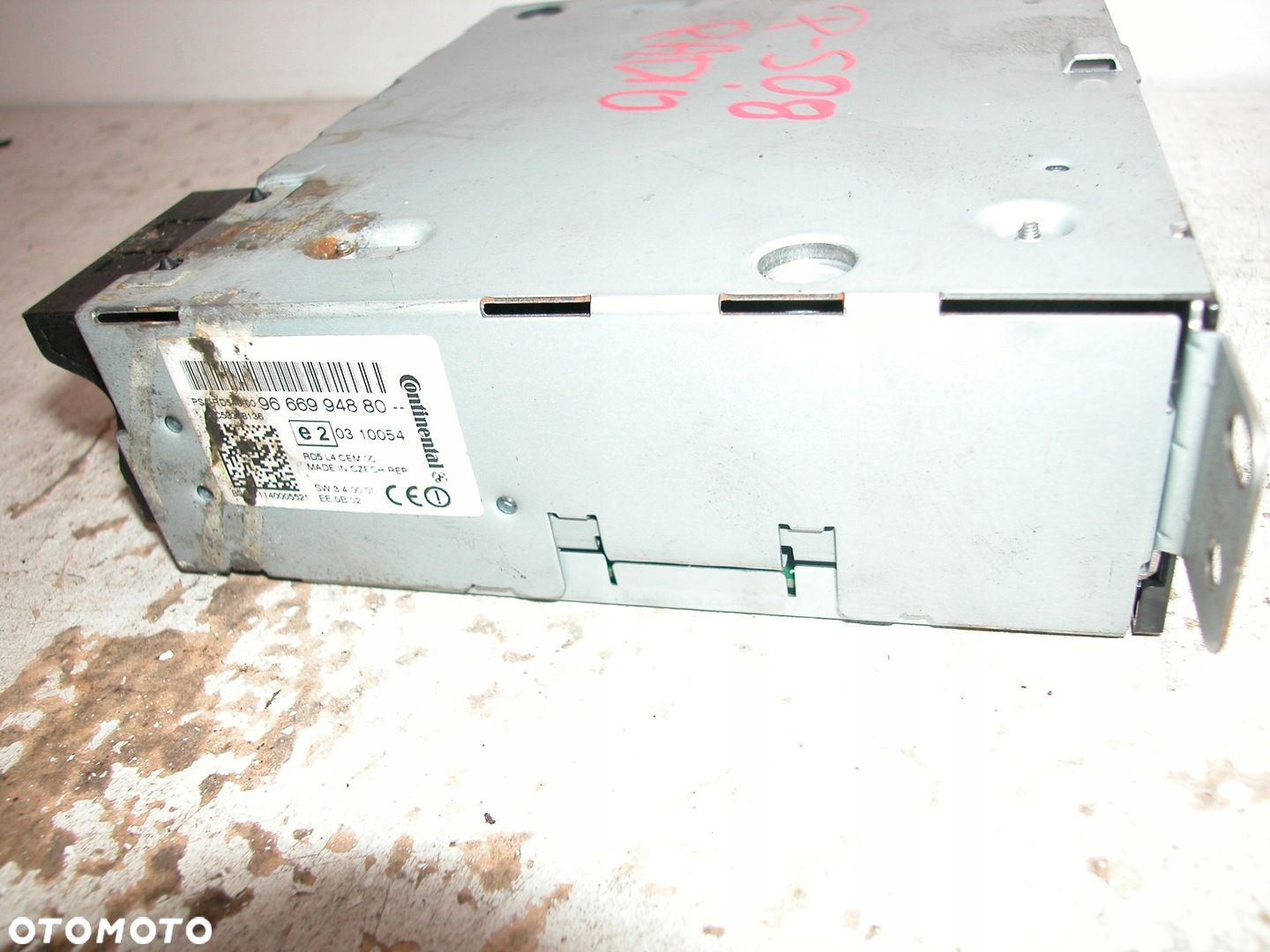 PEUGEOT 508 RADIO CD ORYGINALNE 9666994880 - 3