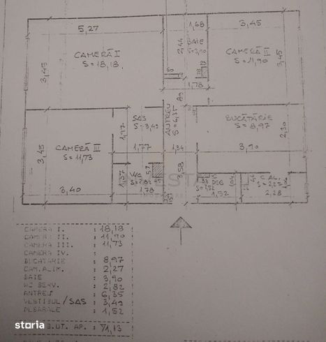 Apartament 3 camere / Marasti / bloc reabilitat termic-9