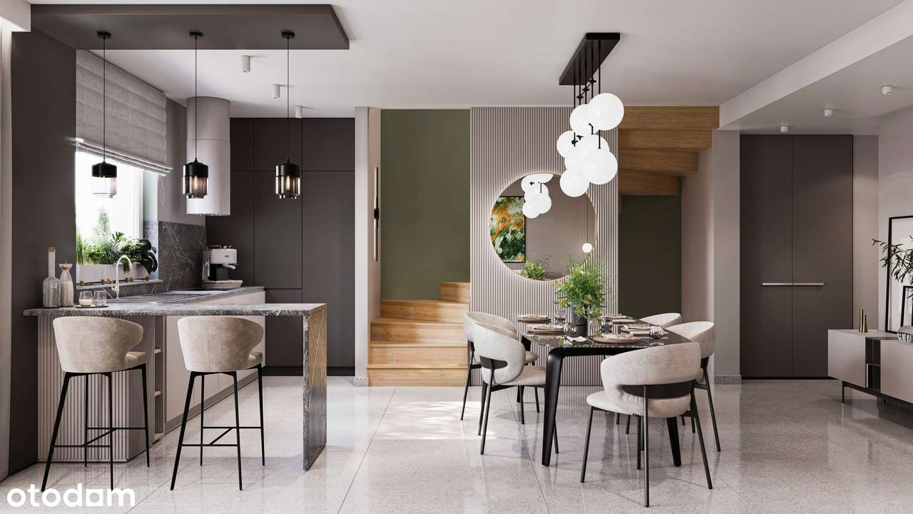 Dwupoziomowe, dwie łazienki, garderoba, osobna strefa dla rodziców - Pełny obrazek: 5/11