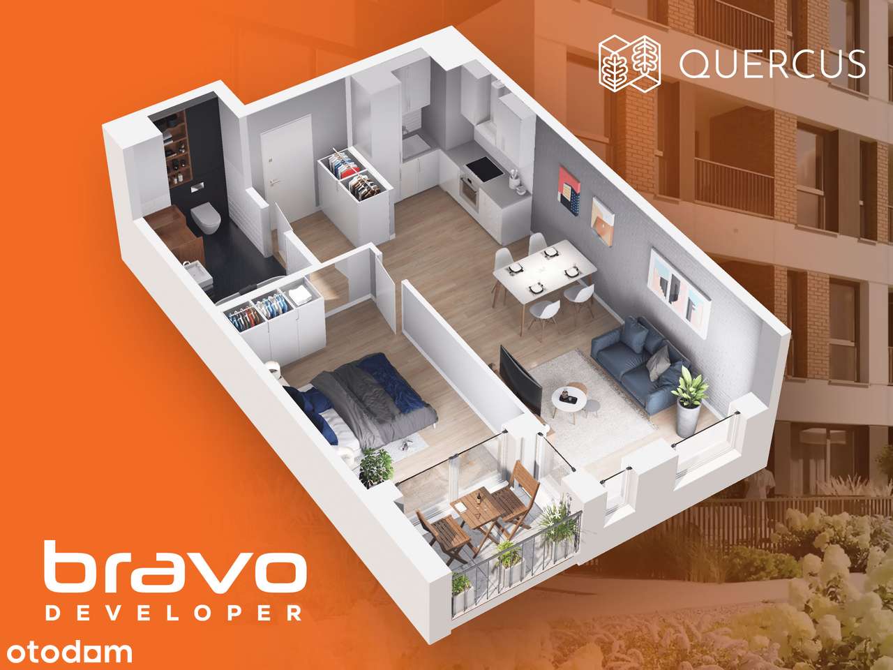 Quercus B.126 - Mieszkanie gotowe do odbioru - Pełny obrazek: 1/9