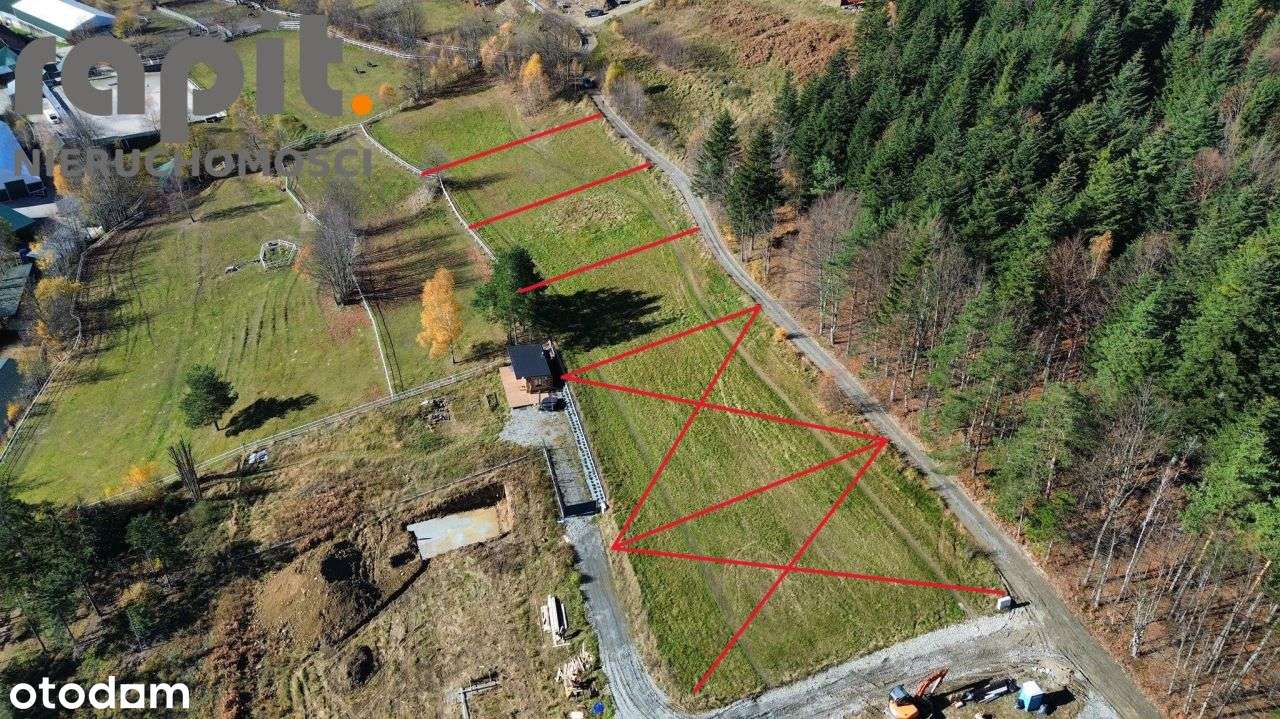 4 Działki Widokowe W Pcimiu Na Sprzedaż!-0