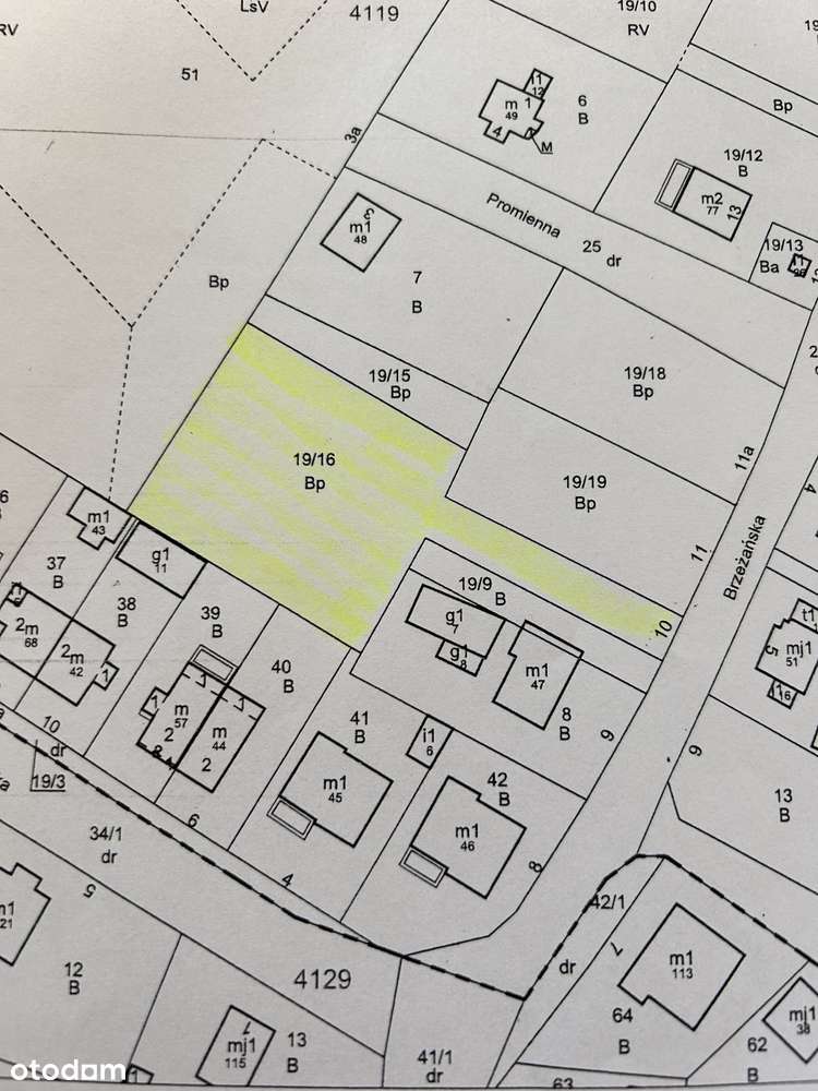 Działka bud. 2588 m2 na 3 bud. 2 lok. i dom jednorodzinny Podjuchy - Pełny obrazek: 3/3