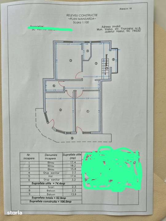 Spatiu birouri, diverse afaceri, in Vaslui, in spatele fostului BCR,Ul - Imagine principală: 5/13