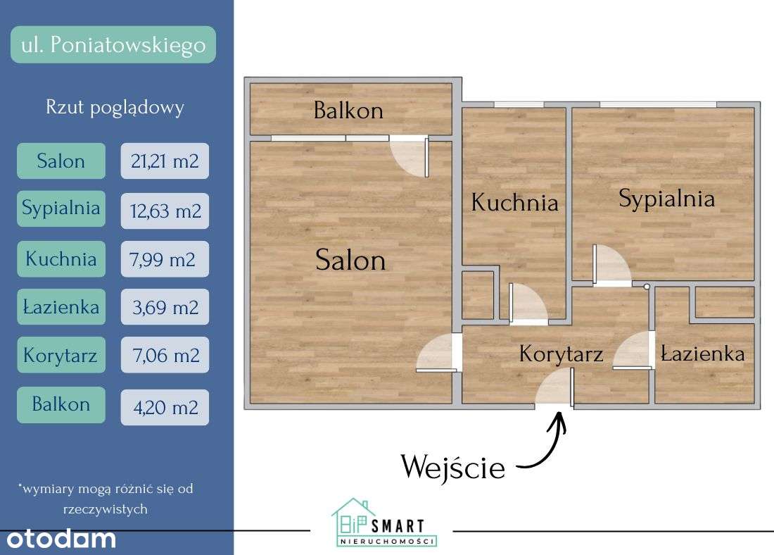 2 pokoje | balkon | rolety | do własnej aranżacji-11