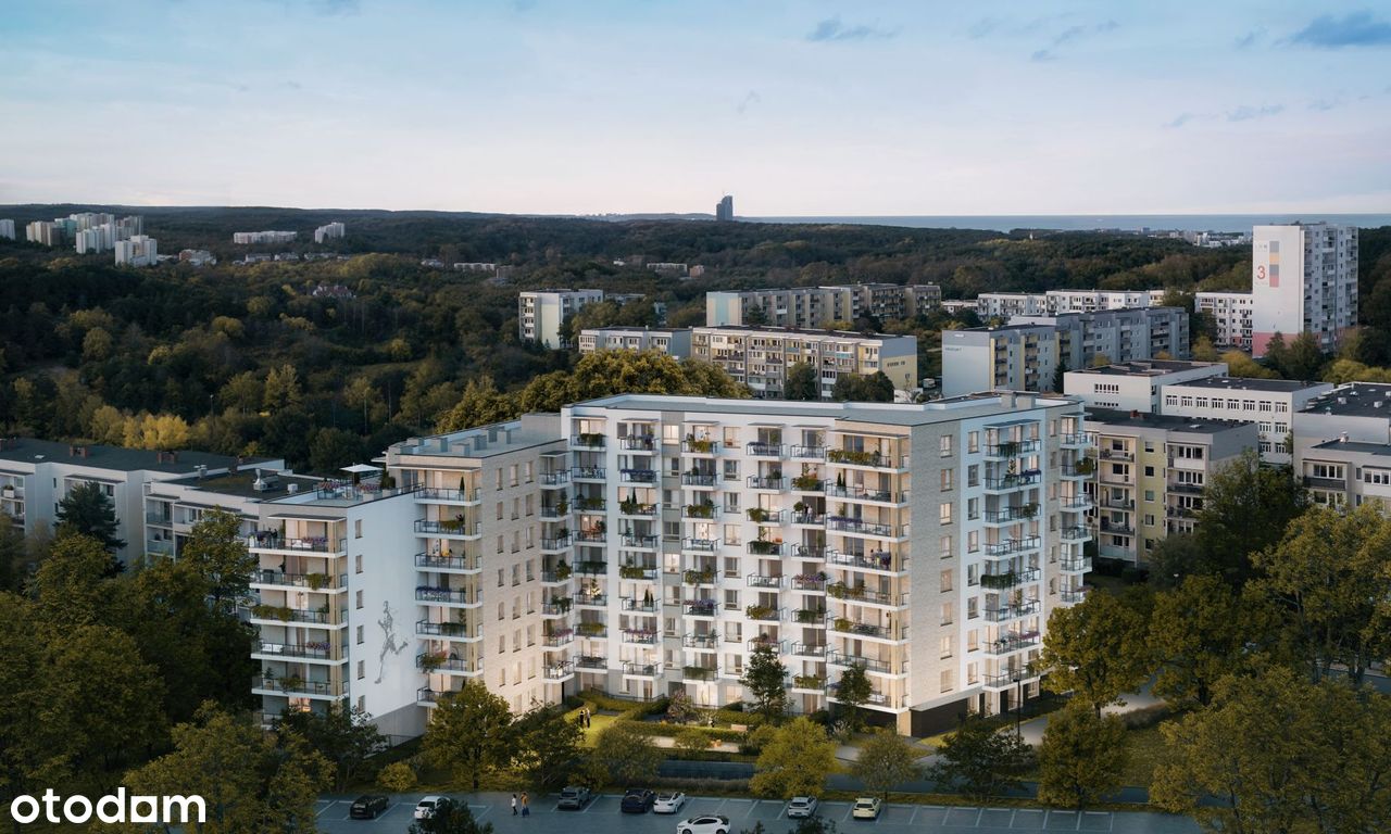 2-pokojowe mieszkanie 48m2 + balkon