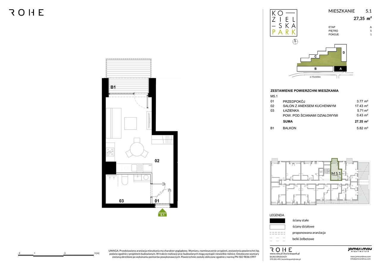 Kozielska Park | mieszkanie 1-pok. | 5_1 - Pełny obrazek: 4/12