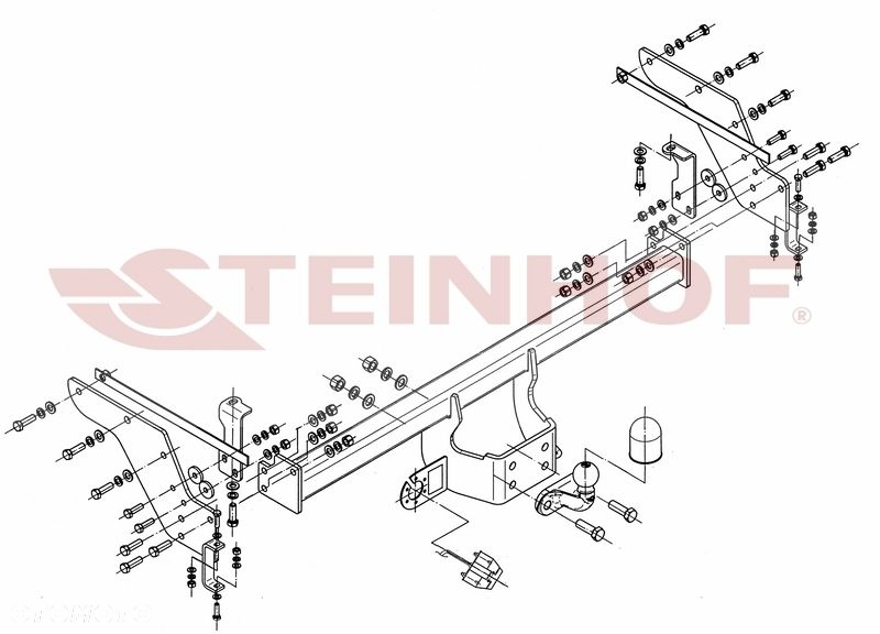 Hak holowniczy + WIĄZKA 7PIN od Mazda BT-50 Pickup 4WD od 2007 do 2011 - 2