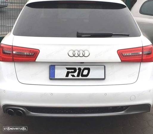 DIFUSOR SPOILER PARA AUDI A6 C7 AVANT 11- LOOK S-LINE - 1