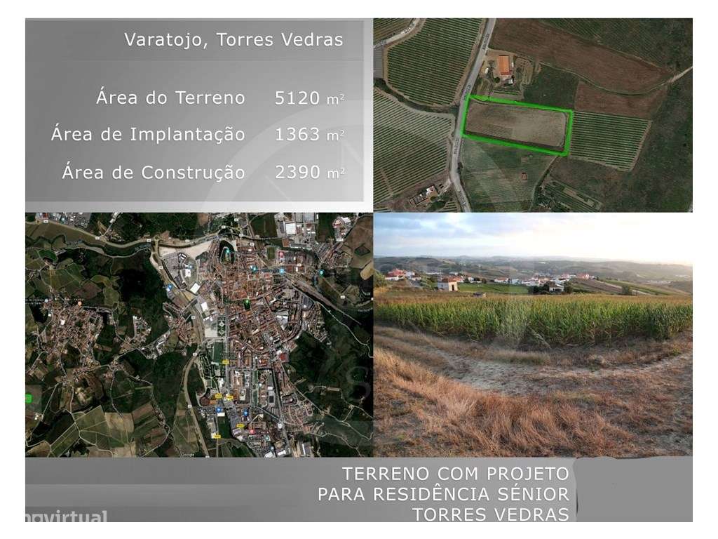 Terreno rústico com 5.129m2 no Varatojo, Torres Vedras, com grande ...-3