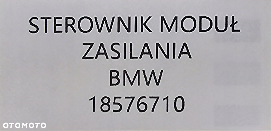 NOWY ORG MODUŁ STEROWNIK ZASILANIA BMW - 8638551 - 5