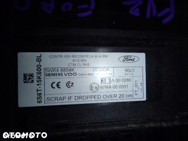 FORD FUSION 09 LIFT 1.6 16V STEROWNIK KOMPUTER KPL - 3